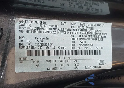 2013 Ford Focus Se from USA, damaged, VIN 1FADP3F2XDL378246